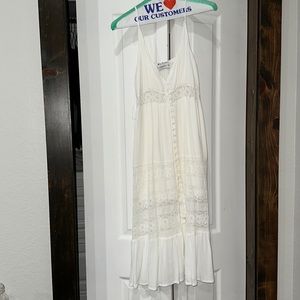 White lace dress